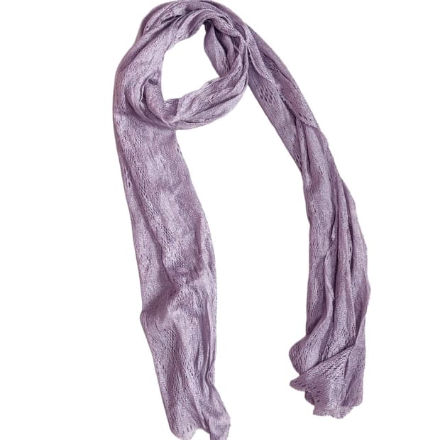 bobo lilac lace scarf