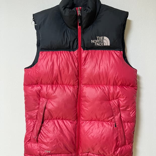 노스페이스 700 눕시 패딩 조끼 xs