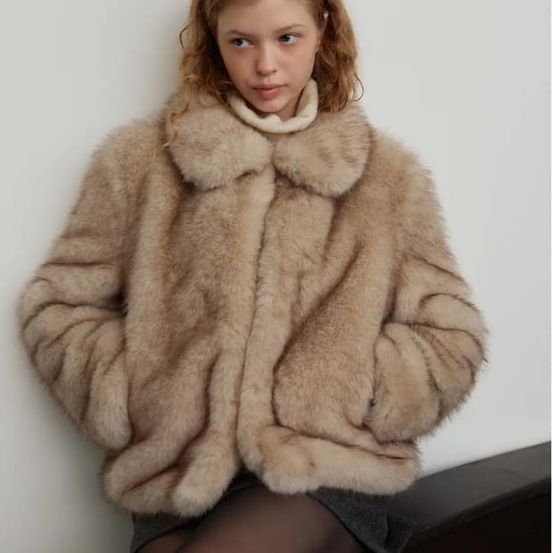 미착용) 마그넷 퍼자켓 하프