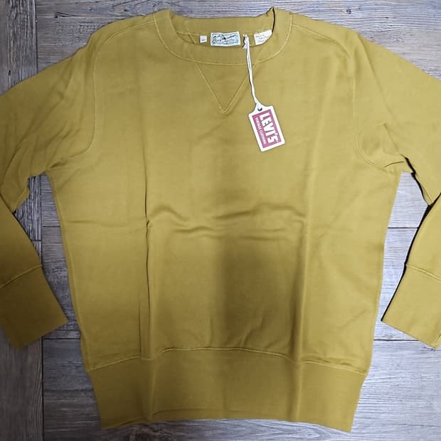 리바이스 LVC 1940's 베이 메도우 스웨트셔츠 에크루 올리브 M