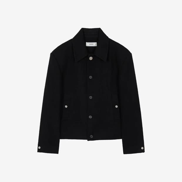 웨이비니스 에로이카 트위드 자켓 제트블랙 1