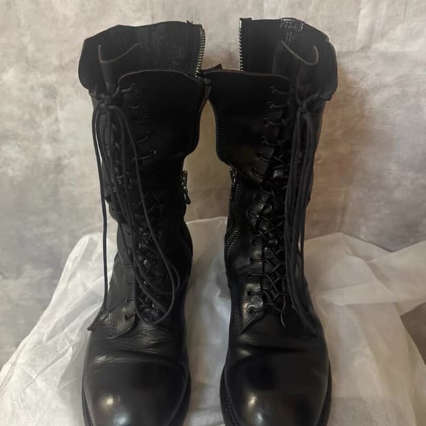 ( 초레어 ) Julius_7 09AW 런웨이 시그니처 부츠 42