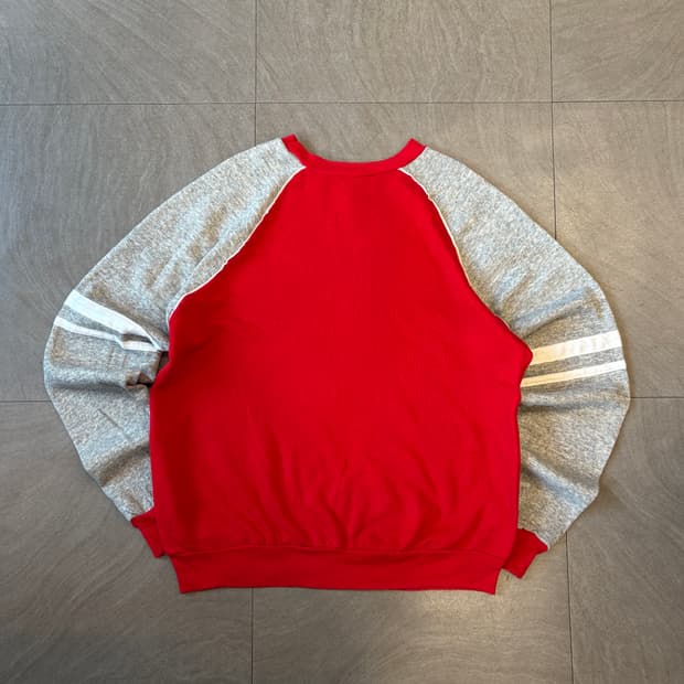 90년대 미국 생산 빈티지 투톤 스웻셔츠