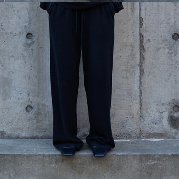 머듈 니트 팬츠