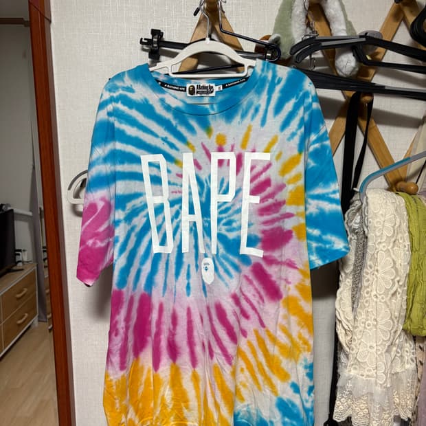 베이프 19SS 타이다이 반팔 2XL