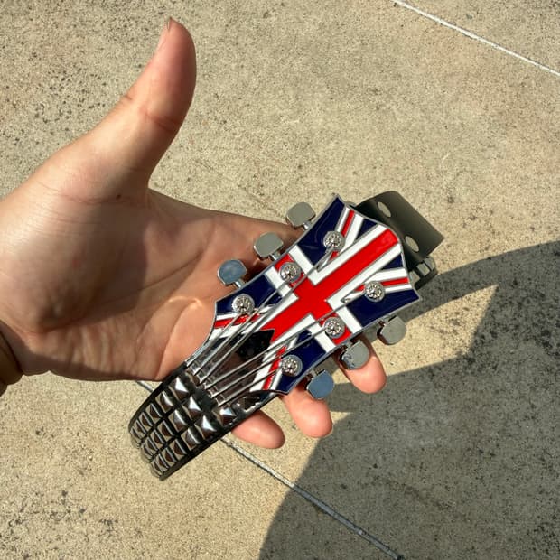 UK 빈티지 스터드 벨트