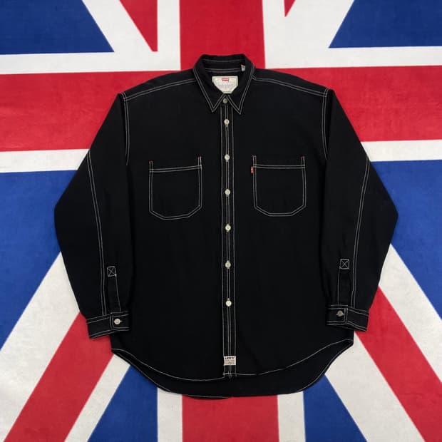 리바이스 스티치셔츠 L