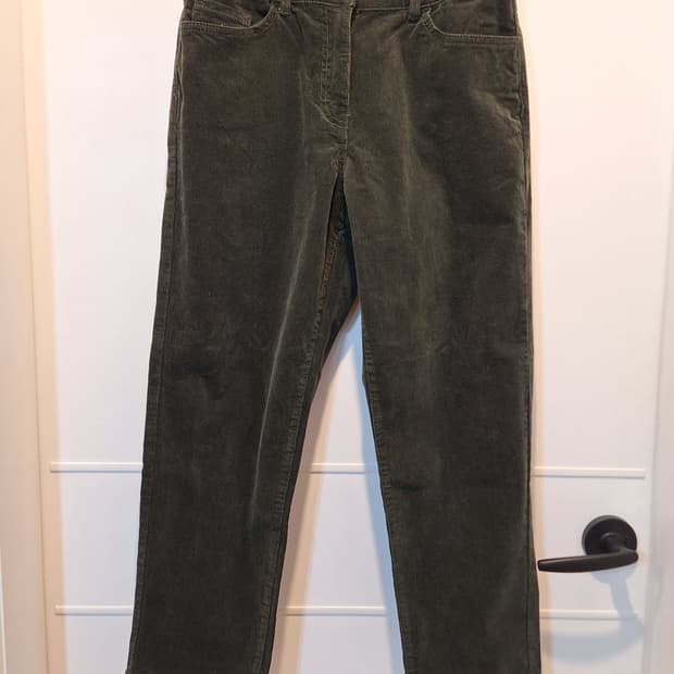 Enc 코듀로이 골덴 여성 바지 