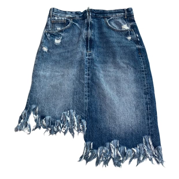 자라 TRF(Trafaluc) 언발란스 프린지 스커트