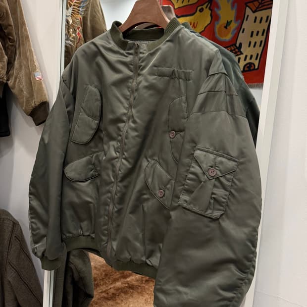 J12 빈티지 ma-1 플라이트 자켓
