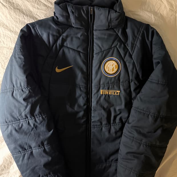 나이키 인테르 패딩  네이비