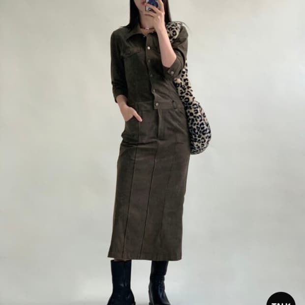 루루서울 올드 패션 점프수트 원피스
