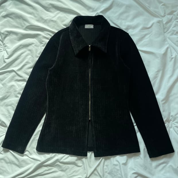 코듀로이 집업 자켓