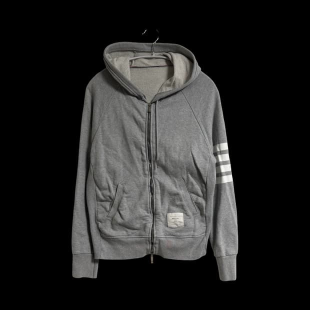 톰브라운 사선완장 후드집업