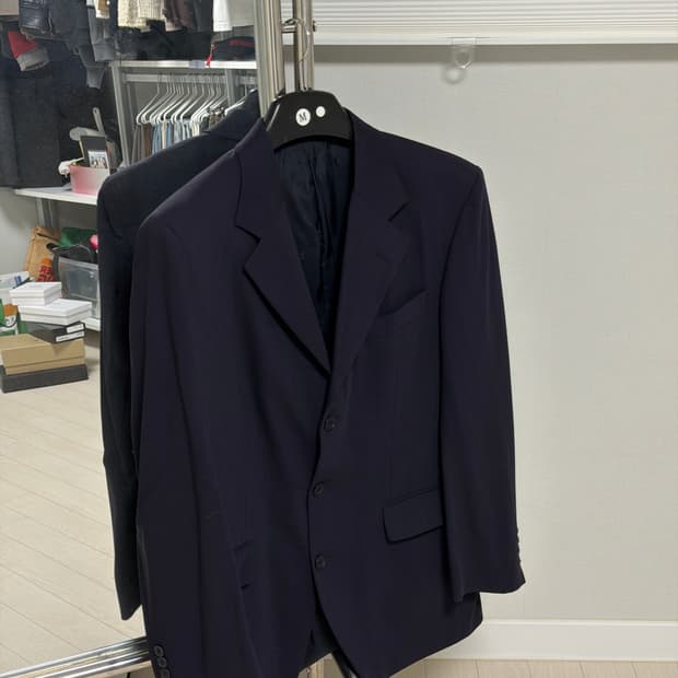 입생로랑 YSL 남성 블레이저 네이비