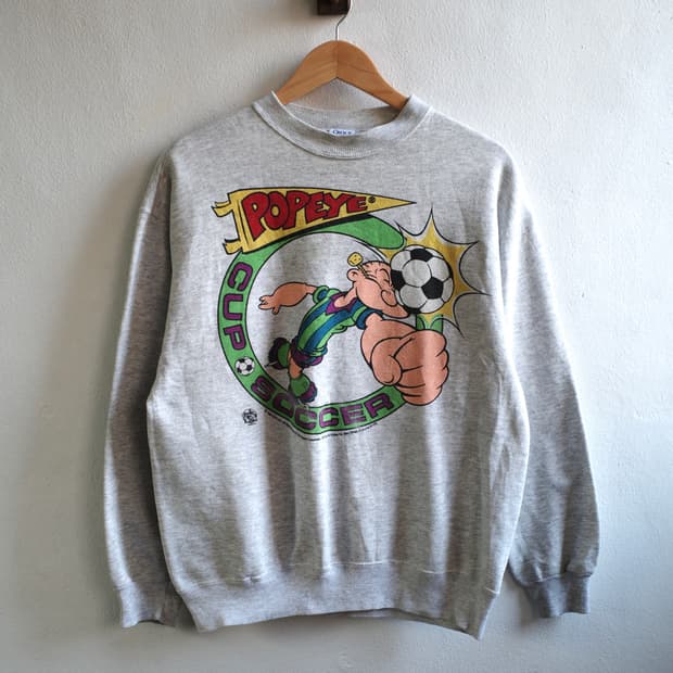 93 뽀빠이 프린팅 스웻셔츠