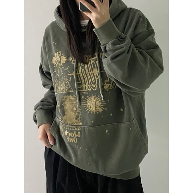 트레블 후드티