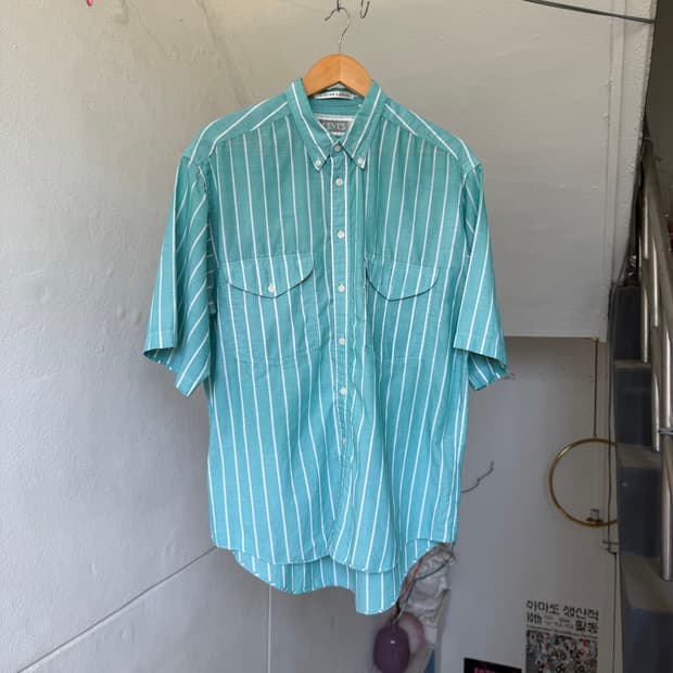 LEVI'S 실버라벨 오버핏 코튼셔츠