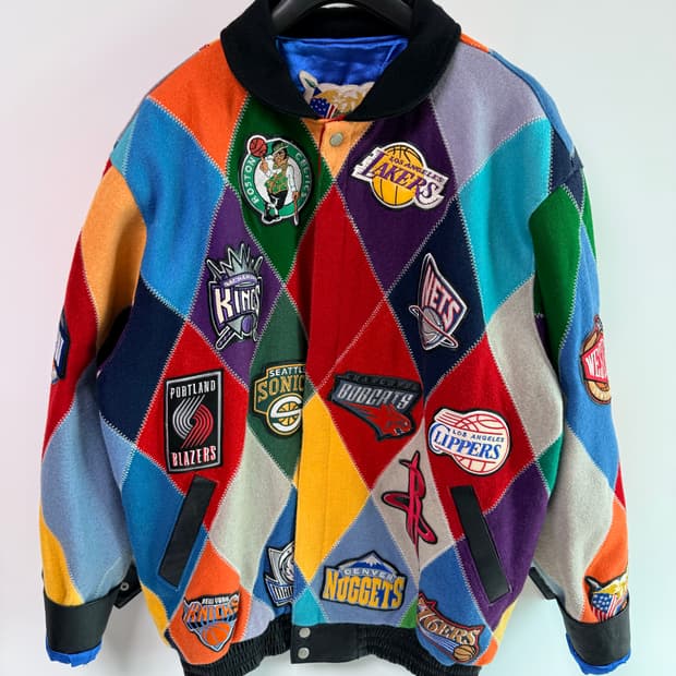 Jeff Hamilton NBA 패치워크 재킷