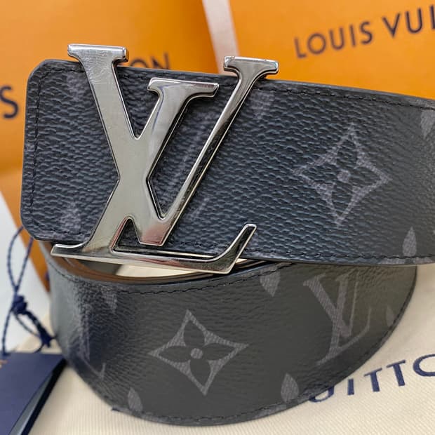 루이비통 이니셜 40mm 남성용 이클립스 리버서블 양면 벨트 95사이즈