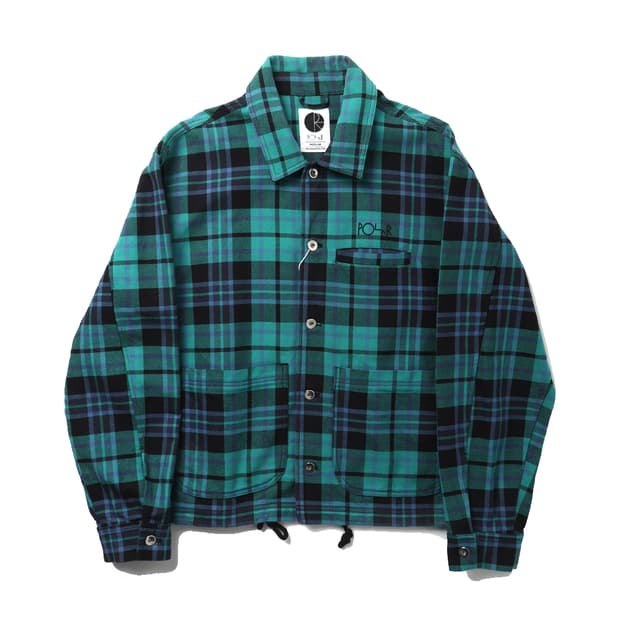 폴라스케이트 Polar Skate Co. Plaid Work Jacket