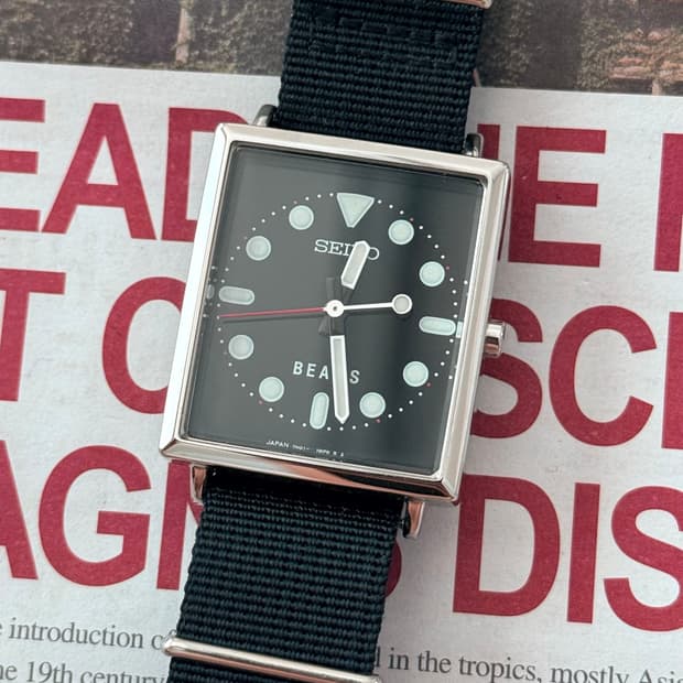 Seiko 세이코 x 빔즈 스퀘어 다이버 쿼츠 한정판