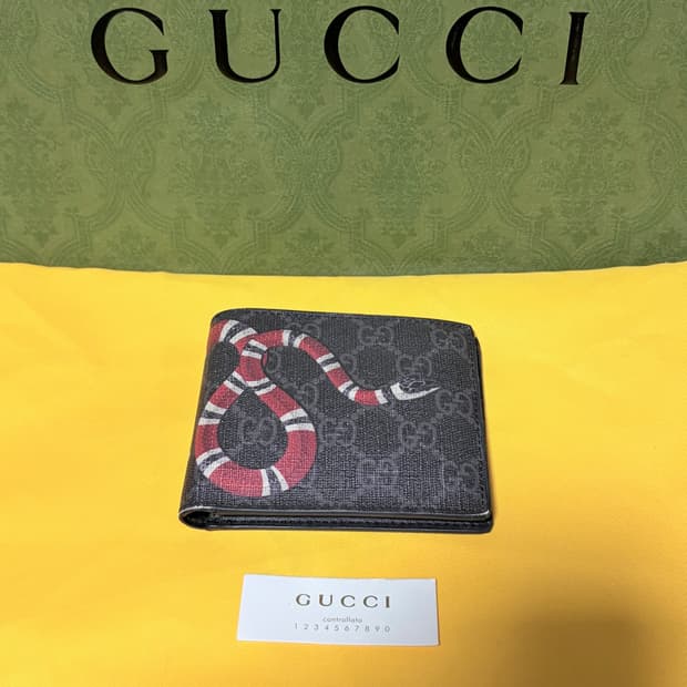 구찌 스네이크 반지갑(빈티지)