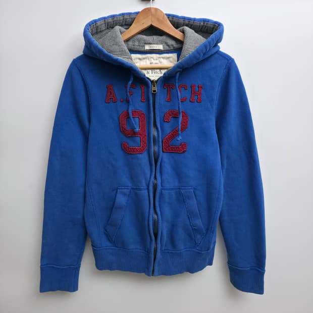 [M] 아베크롬비 블루 후드집업