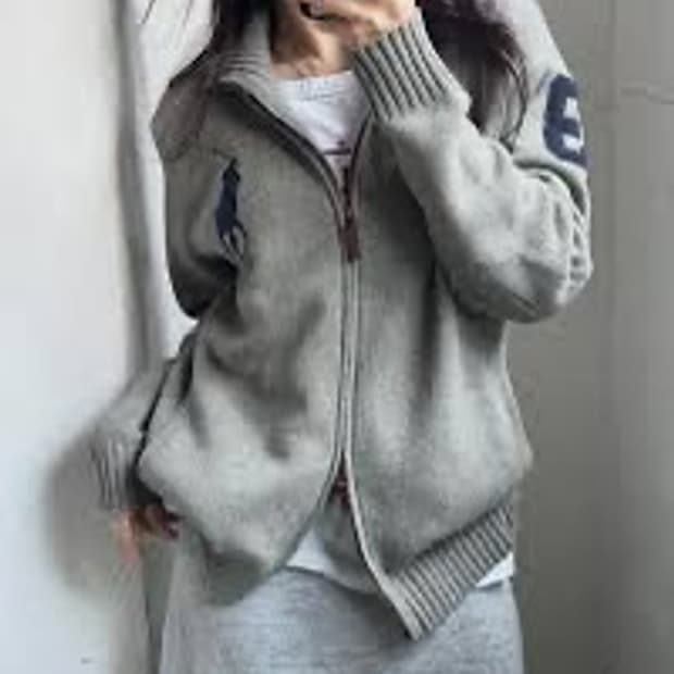 폴로 빅포니 투웨이 니트집업 S