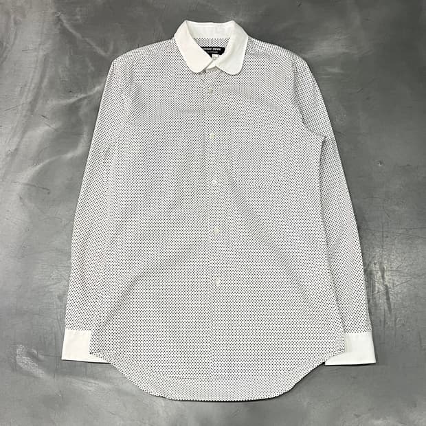  꼼데가르송 옴므 듀스 도트 셔츠 y14869