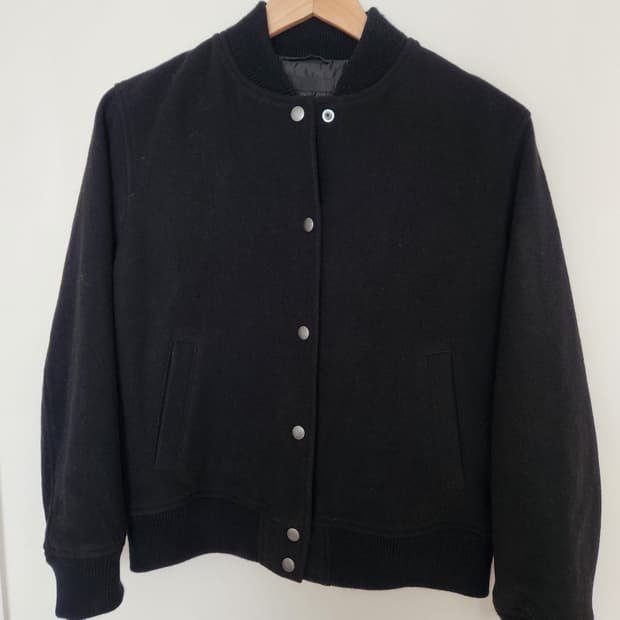 여자 유니클로 울 블루종 M