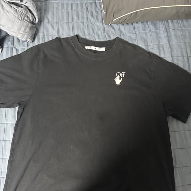 오프화이트 마커 반팔 m