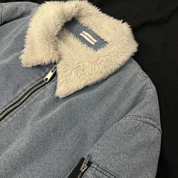 고샤루브친스키 17fw 셰르파 데님자켓