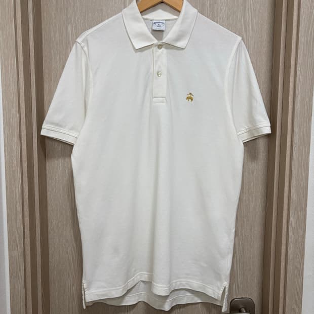 24SS)브룩스브라더스 반팔카라티M/크리미화이트