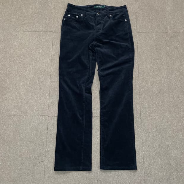 polo 랄프로렌 로렌 코듀로이 우먼스 스트레이트 팬츠 