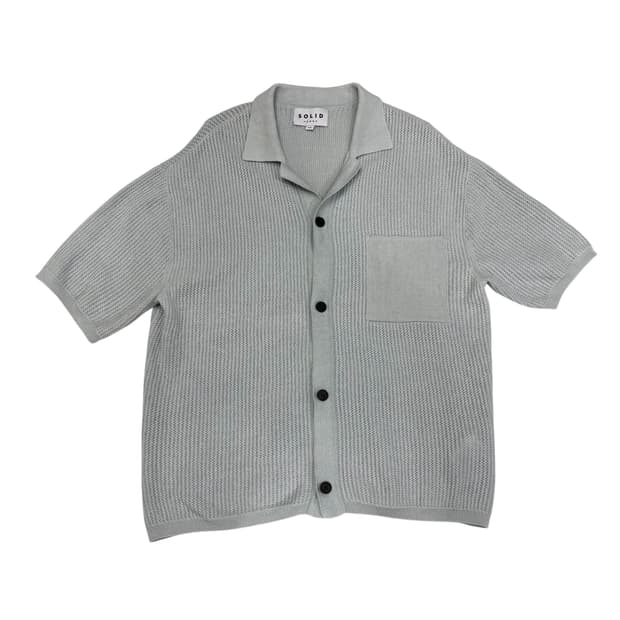 솔리드옴므 23fw 메쉬 니트 가디건