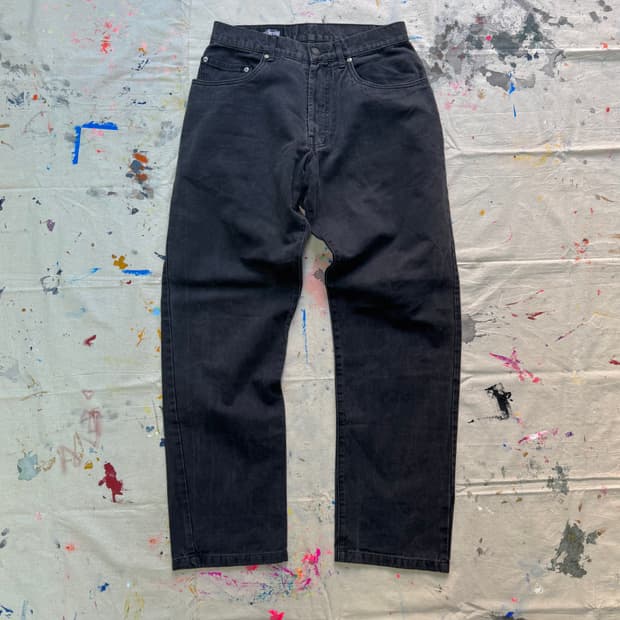 80s 스투시 빅올 데님 팬츠