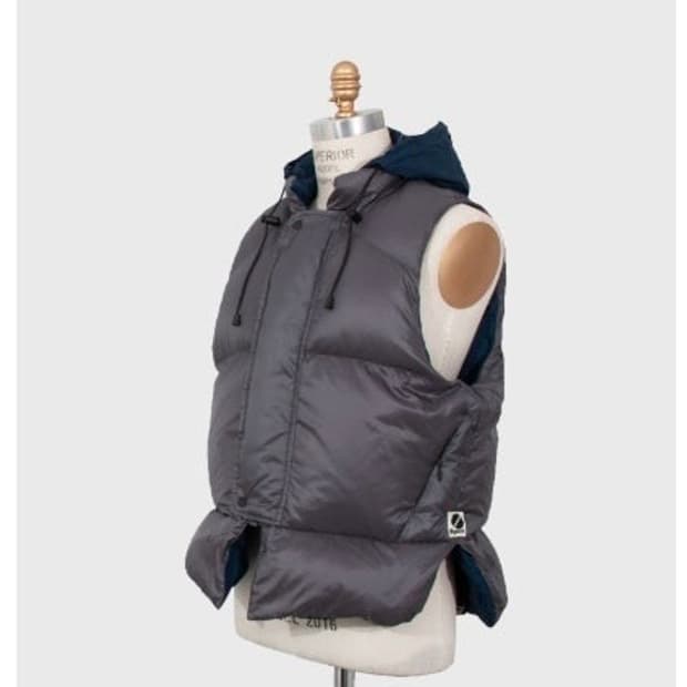 헤리티지플로스 패딩조끼 차콜