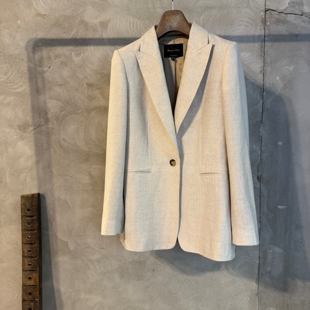 마시모두티 리넨 테일러드 자켓 55