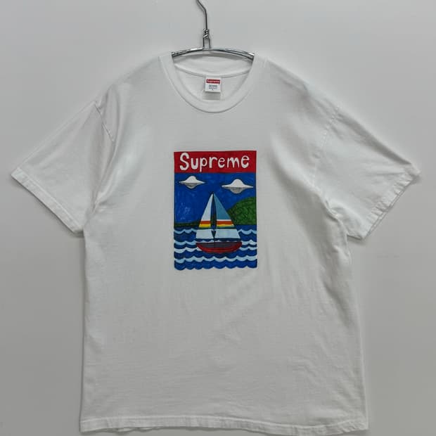 슈프림 세일보트 티셔츠 화이트 20SS