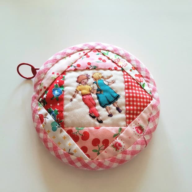 동글퀼트지갑/크리스마스선물/퀼트지갑/아이팟파우치/버즈파우치/핸드메이드