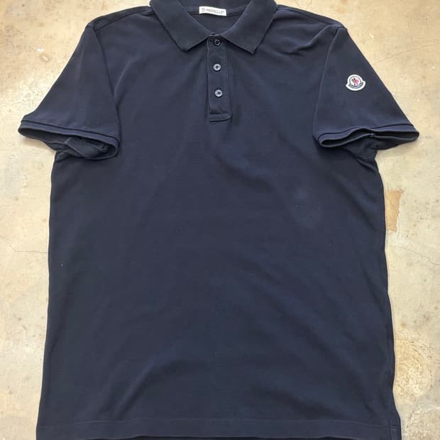 🫶🏻 몽클레어 Black 카라 반팔티 