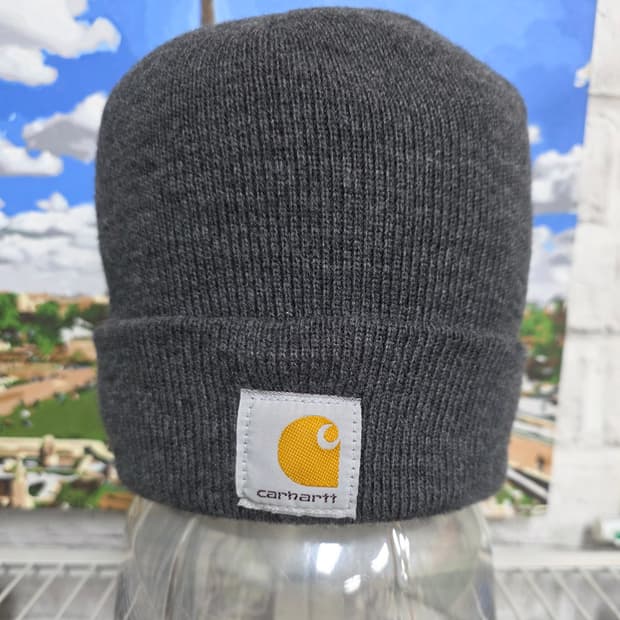 칼하트 비니 회색 아크릴 비니모자 와치햇 KG75