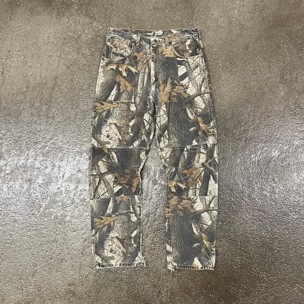 00s Wrangler 리얼트리 더블니 팬츠 (34“)