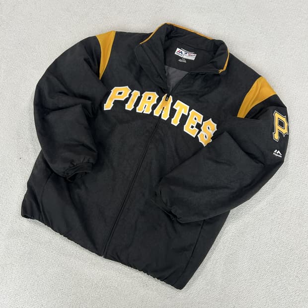 마제스틱 피츠버그 파이어리츠 야구 점퍼 m
