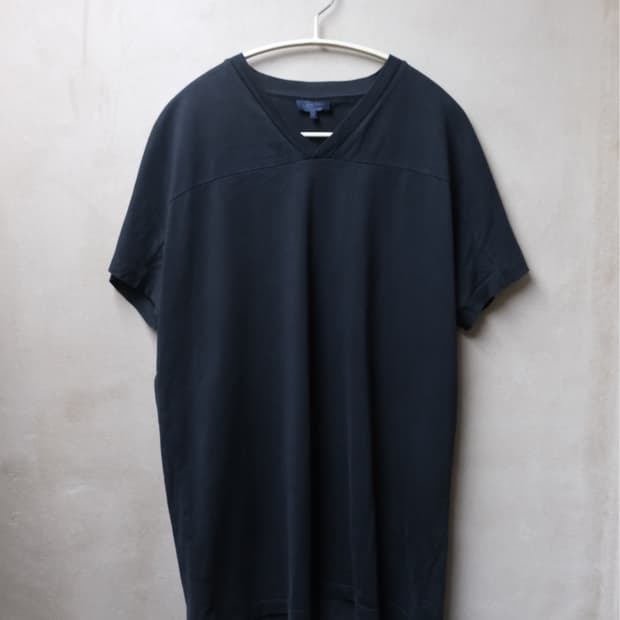 Lanvin 브이넥 반팔 티셔츠 s