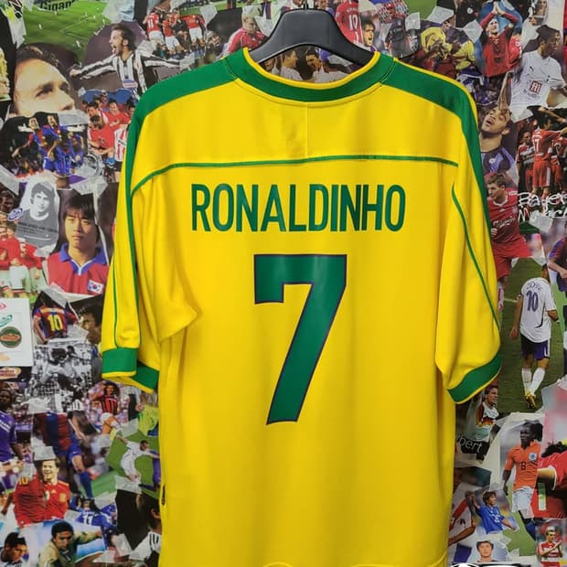 브라질 98 호나우지뉴 유니폼 (리이슈X, 오리지널)