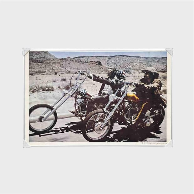 이지라이더 영화 오토바이 빈티지 포스터 (액자포함) 데니스 호퍼