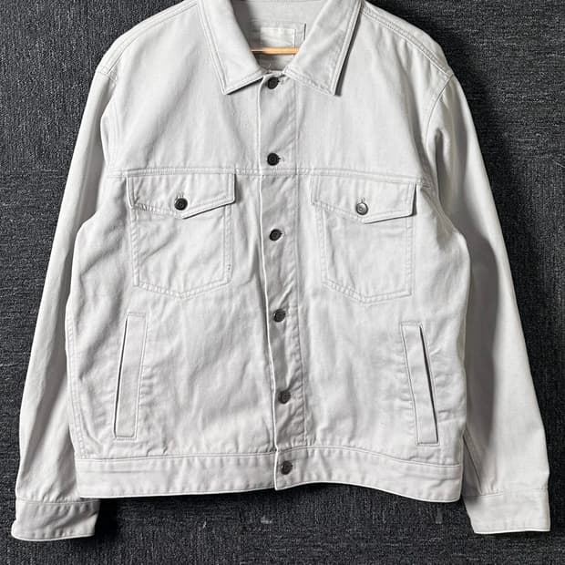 탑텐 남성 라이트 그레이 데님 자켓 105
