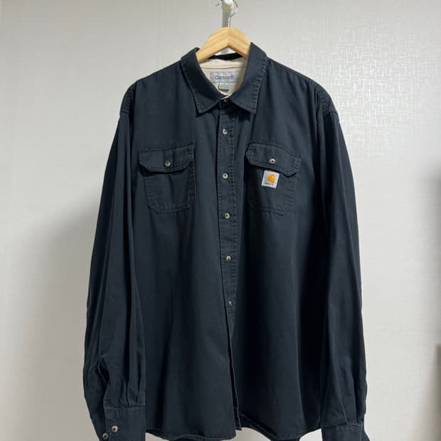 칼하트 워크셔츠 블랙 L